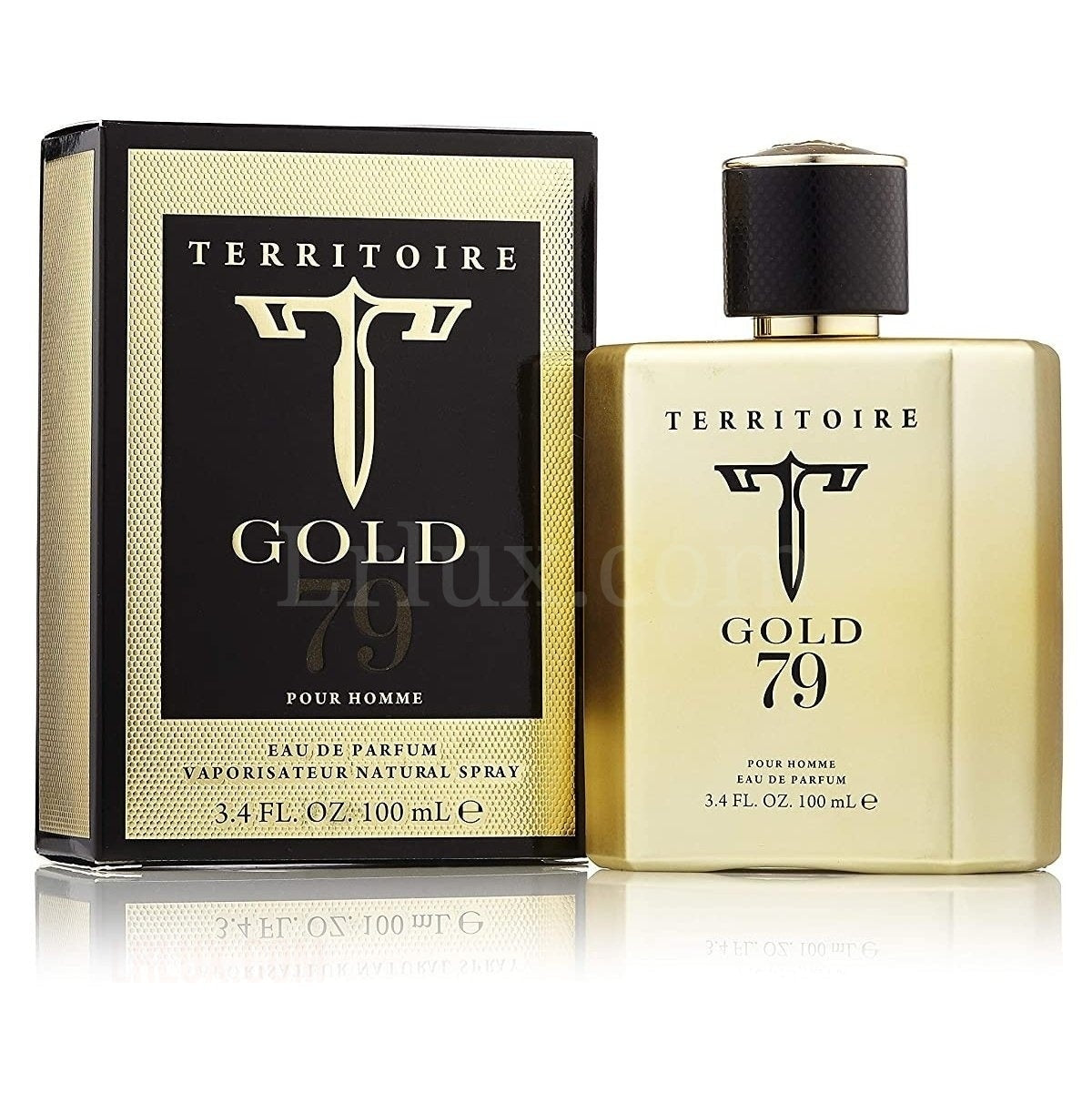 Territoire Gold 79 Eau De Parfum 3.4 FL OZ Men's Cologne 10058