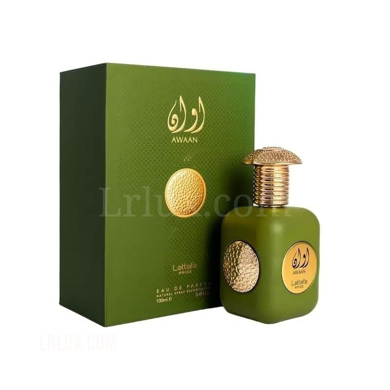 Awaan Gold Eau De Parfum Spray for Unisex, 3.4 Ounce
