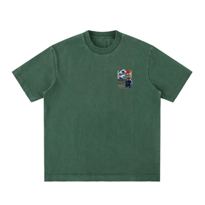 Heavyweight Vintage Washed Frayed T-Shirt