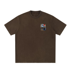 Heavyweight Vintage Washed Frayed T-Shirt