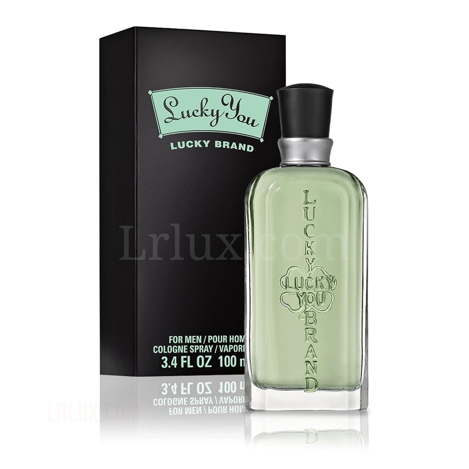 Lucky You Men's Cologne Fragrance Spray, Day or Night Casual Scent with Bamboo Stem Fragrance Notes, 3.4 Fl Oz - Lrlux.com