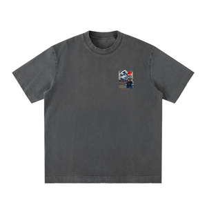 Heavyweight Vintage Washed Frayed T-Shirt