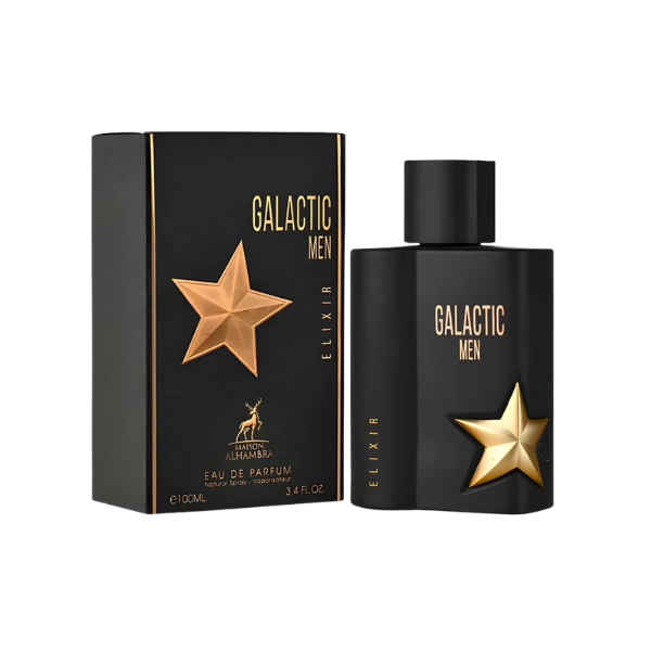 Galactic Men Elixir EDP Spray for Men, 3.4 Ounce / 100 ml