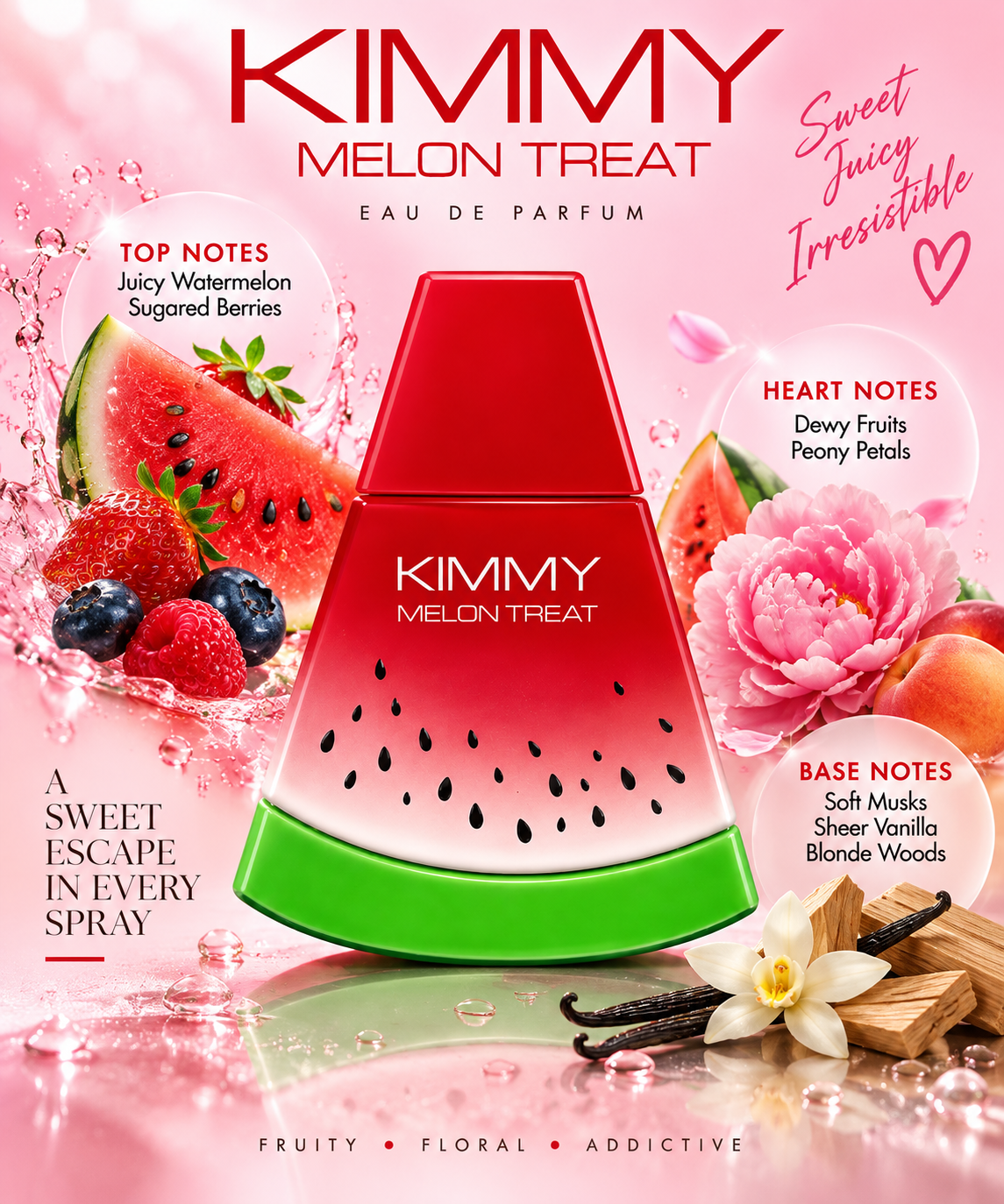 kimmy Melon Treak 3.4 oz EDP