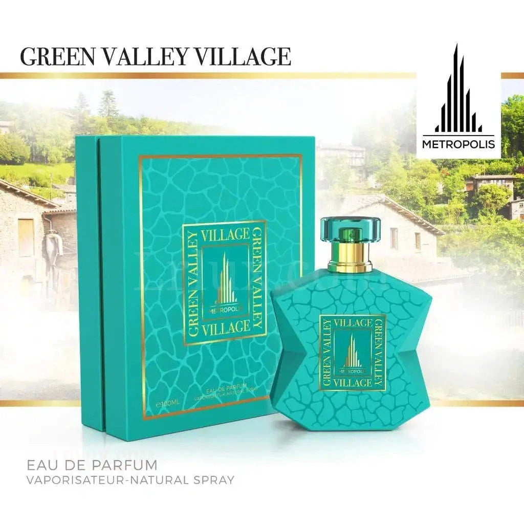 Metropolis Green Valley Village (Unisex) – 100ML (Inspired by: Bond No. 9 Greenwich Village) - Lrlux.com