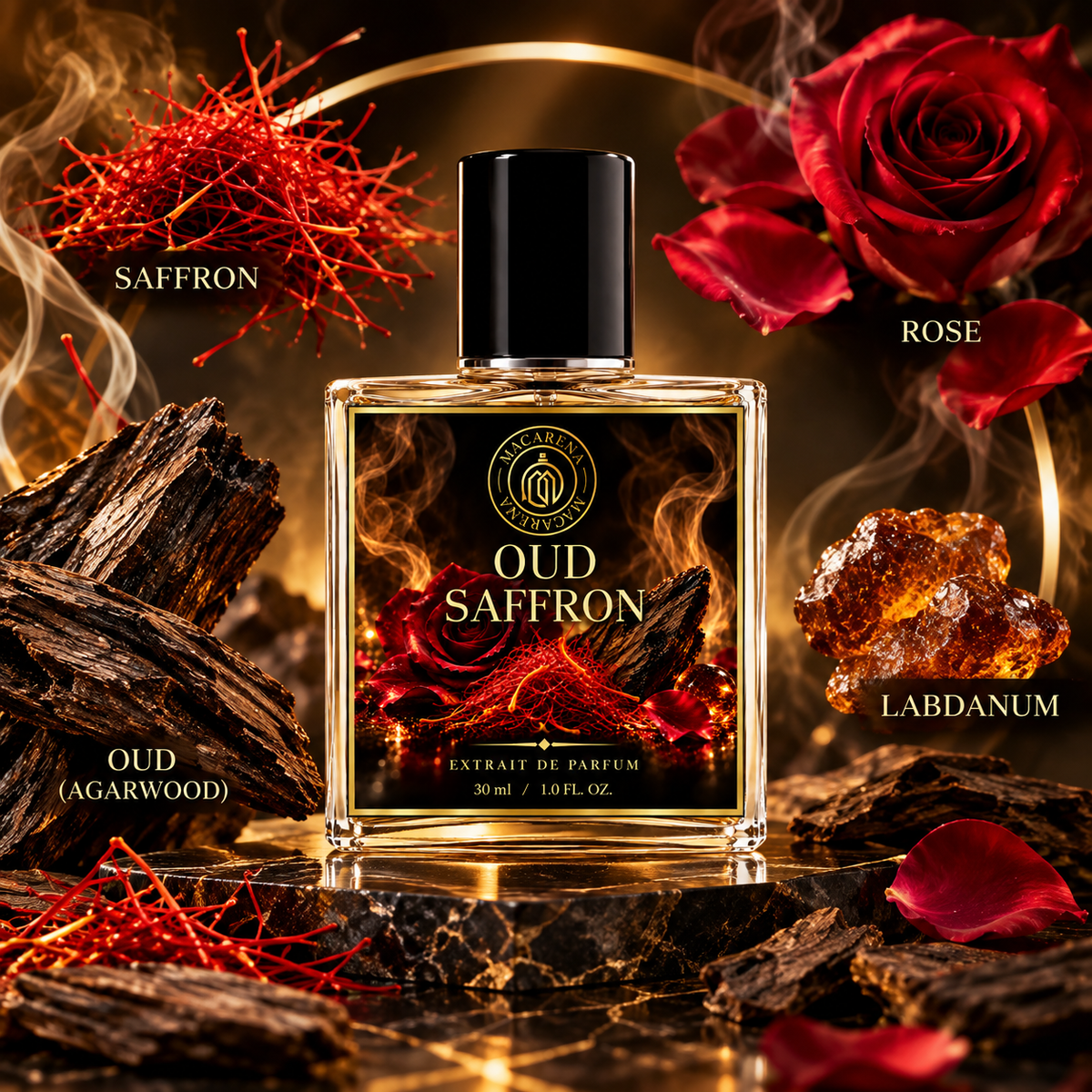 OUD SAFFROM  30 ml  Extrait the Parfum