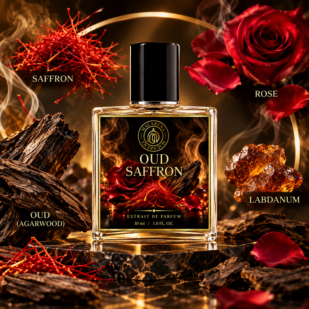 OUD SAFFROM  30 ml  Extrait the Parfum