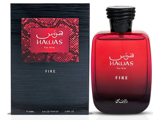 Hawas Fire For Him Eau De Parfum Spray 100ML (3.4 OZ) By Rasasi