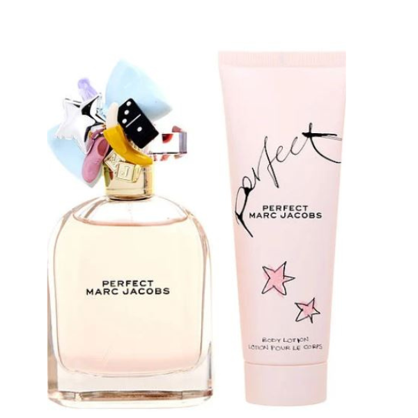 Perfect  by Marc Jacobs Eau De Parfum Spray pcs set 3.4 oz & Body Lotion 2.5 oz - Lrlux.com