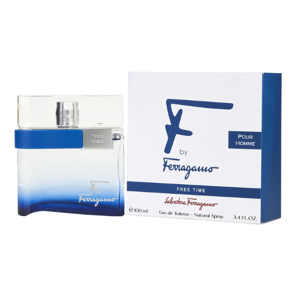F by Ferragamo Free Time Salvatore Ferragamo for men 3.4 oz
