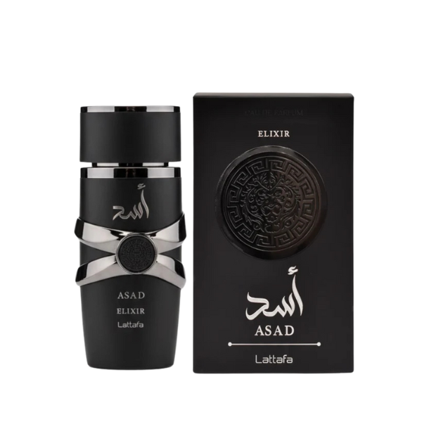 Lattafa Asad Elixir for men Eau De Parfum Spray 3.4 oz