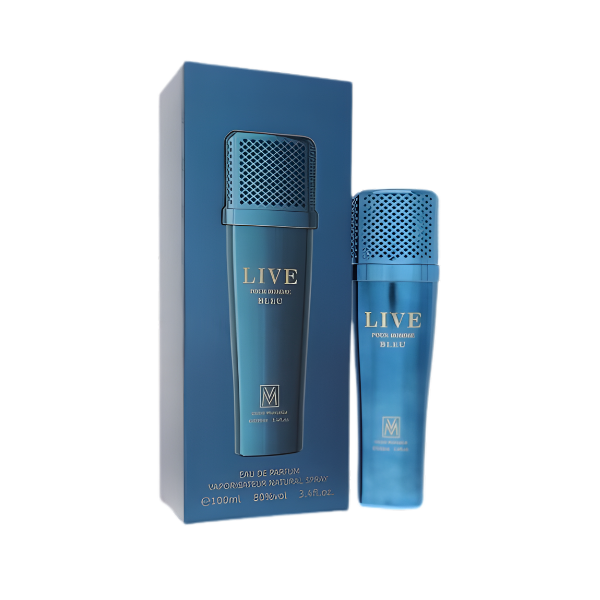 Victor Manuelle Live Bleu by Victor Manuelle Eau De Parfum Spray 3.4 oz for Men