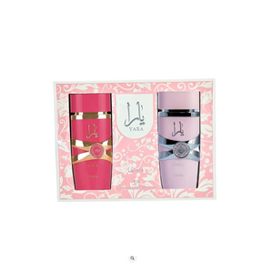 YARA SET 2 PCS CANDY Y YARA REGULAR  3.4 OZ EACH  EDP FOR WOMEN