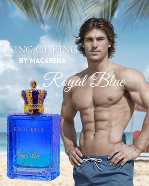 ROYAL BLUE MEN  3.4 OZ PARFUM FOR MEN BY KING OF KINGS