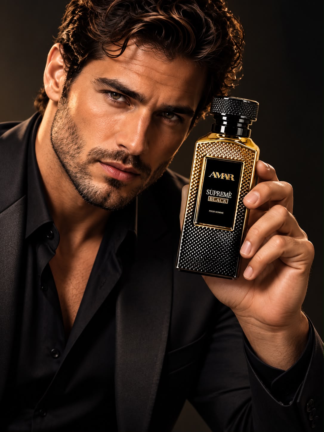 Supreme Black Pour Homme Eau de Parfum 3.4 oz | Amar Beauty Parfums ( Pre Order Shipping Shipping 10.9.2026)
