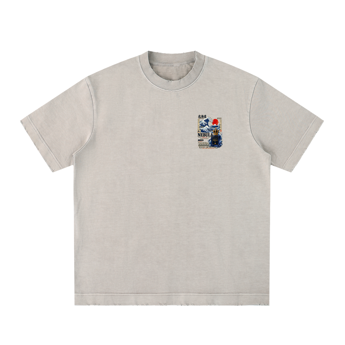 Heavyweight Vintage Washed Frayed T-Shirt