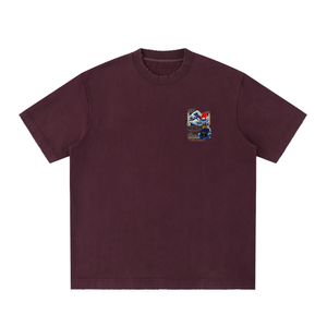 Heavyweight Vintage Washed Frayed T-Shirt