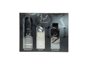 LATTAFA HAYAATI 3 PCS GIFT SET WITH 100ML EDP + 200ML DEO + 50ML HAIRMIST