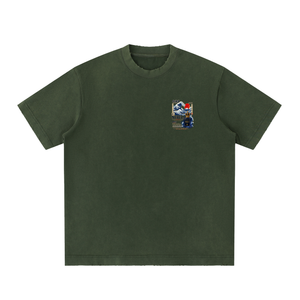 Heavyweight Vintage Washed Frayed T-Shirt
