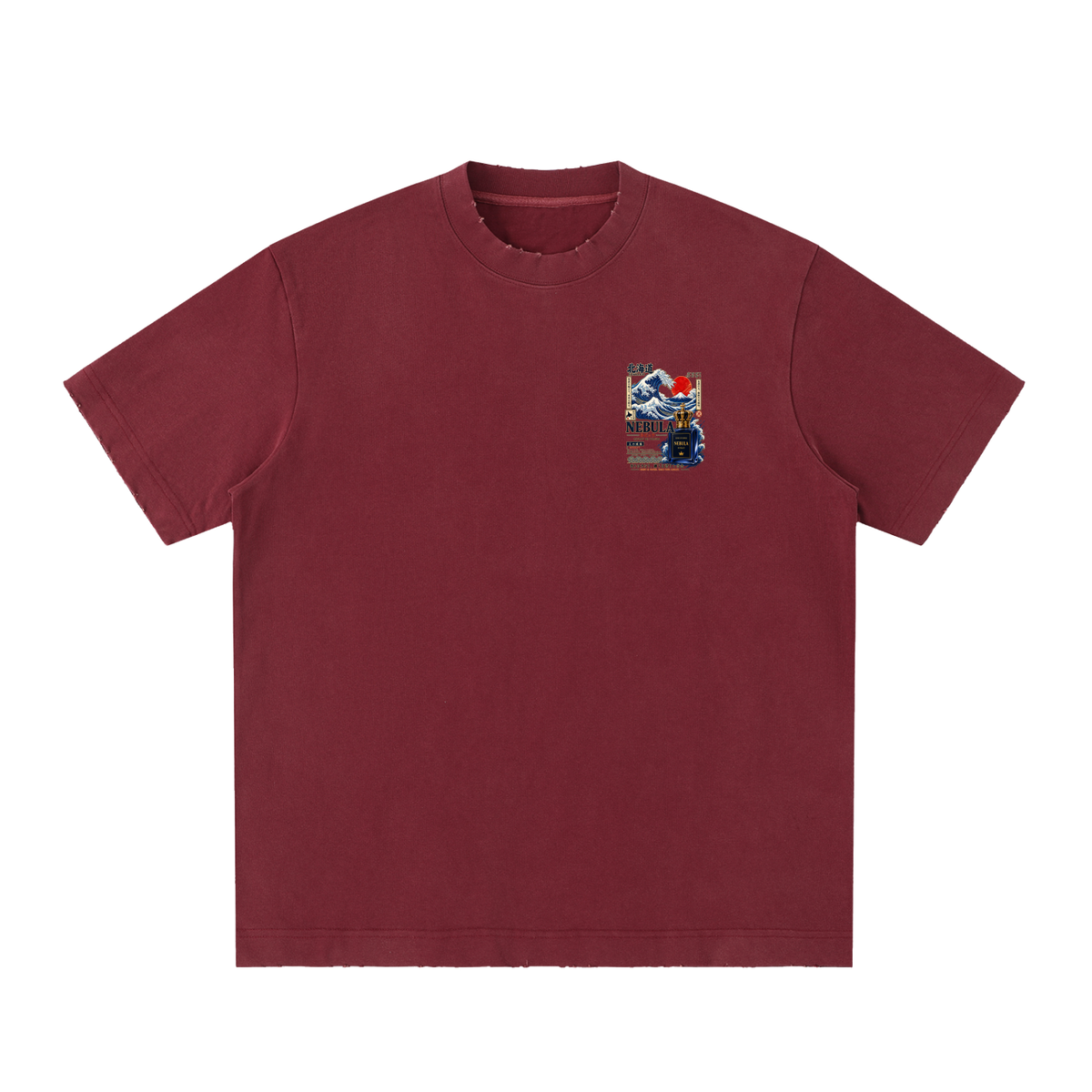 Heavyweight Vintage Washed Frayed T-Shirt