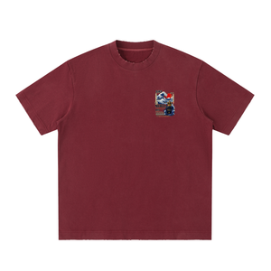 Heavyweight Vintage Washed Frayed T-Shirt