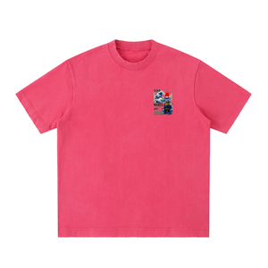 Heavyweight Vintage Washed Frayed T-Shirt