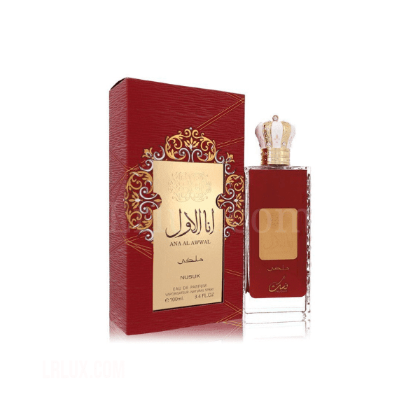 Ana Al Awwal Rouge by Nusuk Eau De Parfum Spray 3.4 oz - Lrlux.com