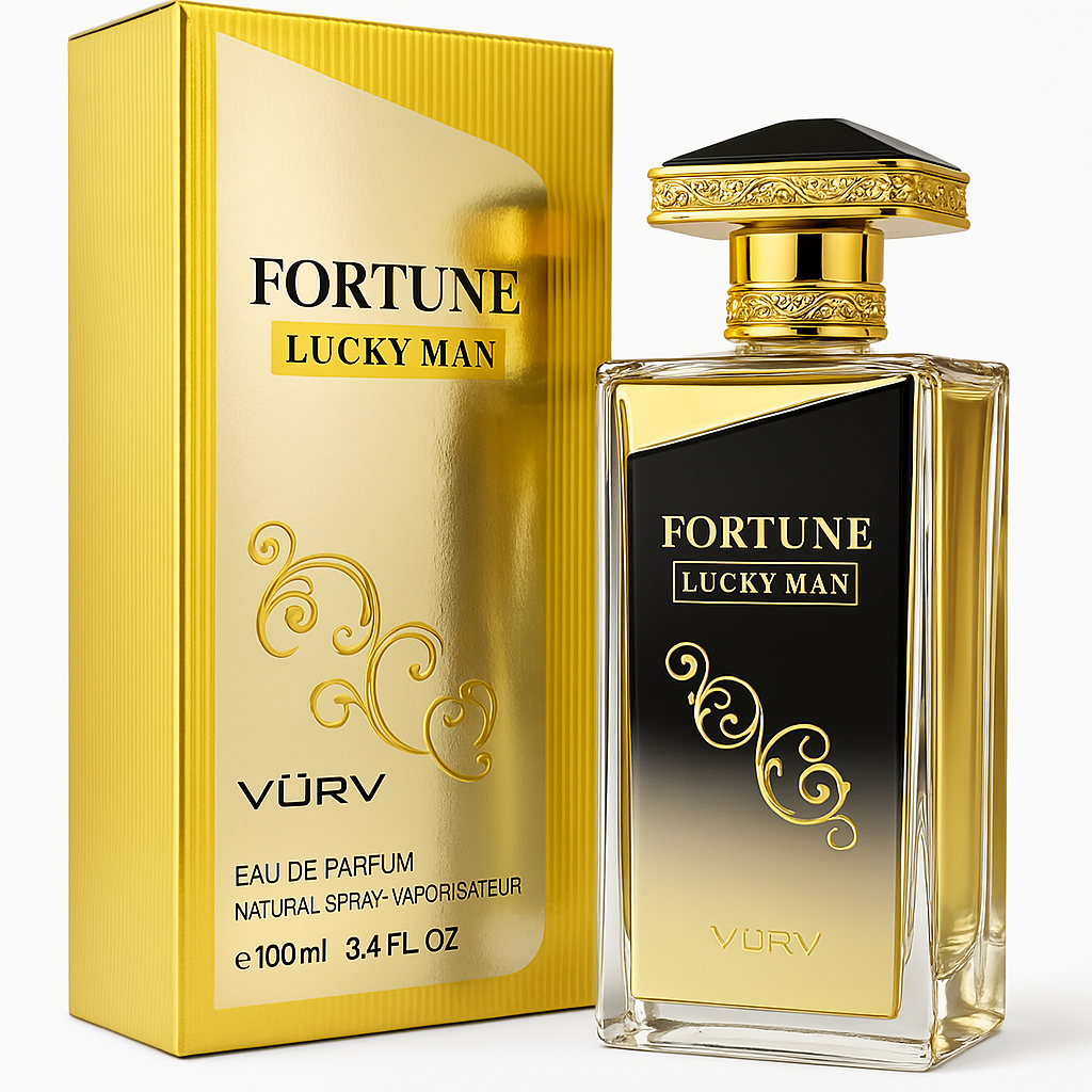 FORTUNE LUCKY MAN FOR MEN 3.4 OZ BY VURV - Lrlux.com
