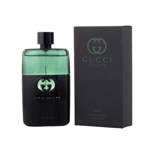 Gucci Guilty Black by Gucci for Men 3.0 oz Eau de Toilette Spray - Lrlux.com
