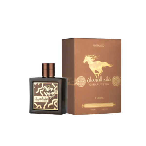 Lattafa Qaed Al Fursan Untamed Eau De Parfum 3.4 oz - Lrlux.com