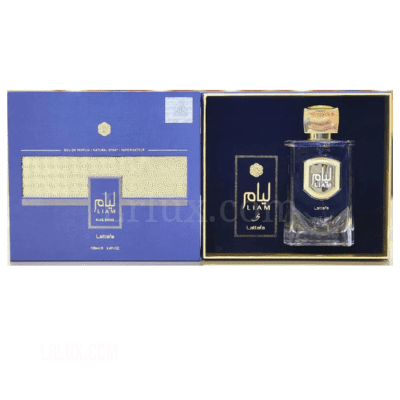 Liam Blue Shine Eau De Parfum 3.4 oz by Lattafa for men - Lrlux.com