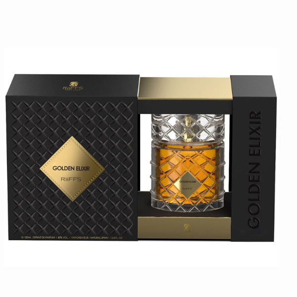Golden Elixir by Riiffs Extrait De Parfum 3.4oz - Lrlux.com
