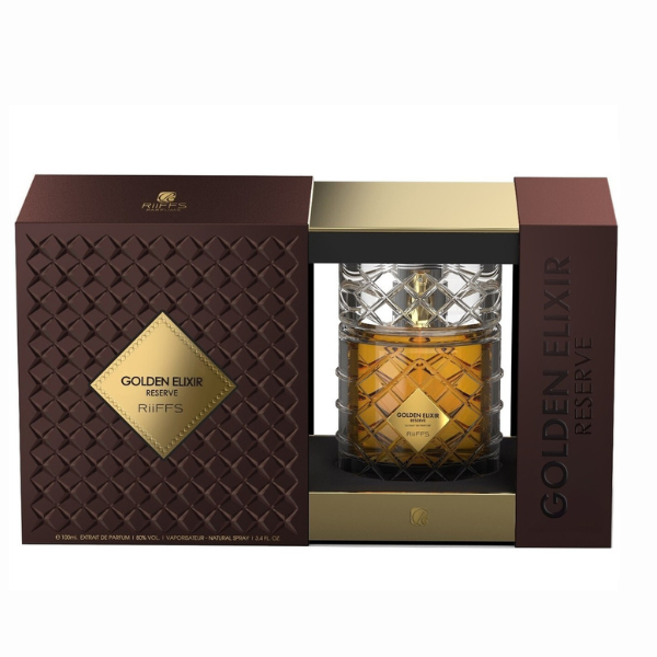 Golden Elixir Reserve by Riiffs Extrait De Parfum 3.4oz - Lrlux.com