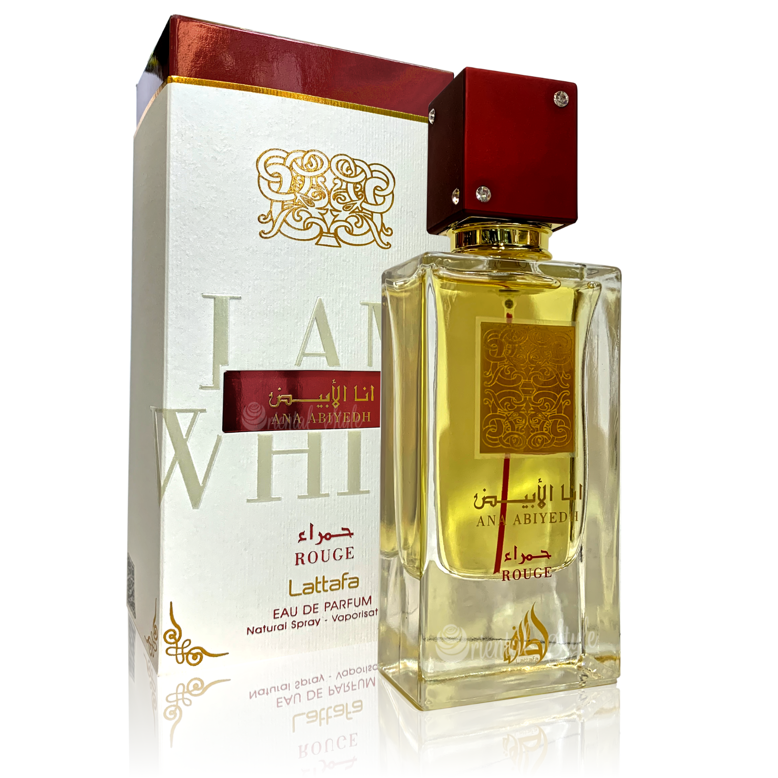 Ana Abiyedh I Am White Rouge by Lattafa Eau De Parfum (Unisex) 2 oz