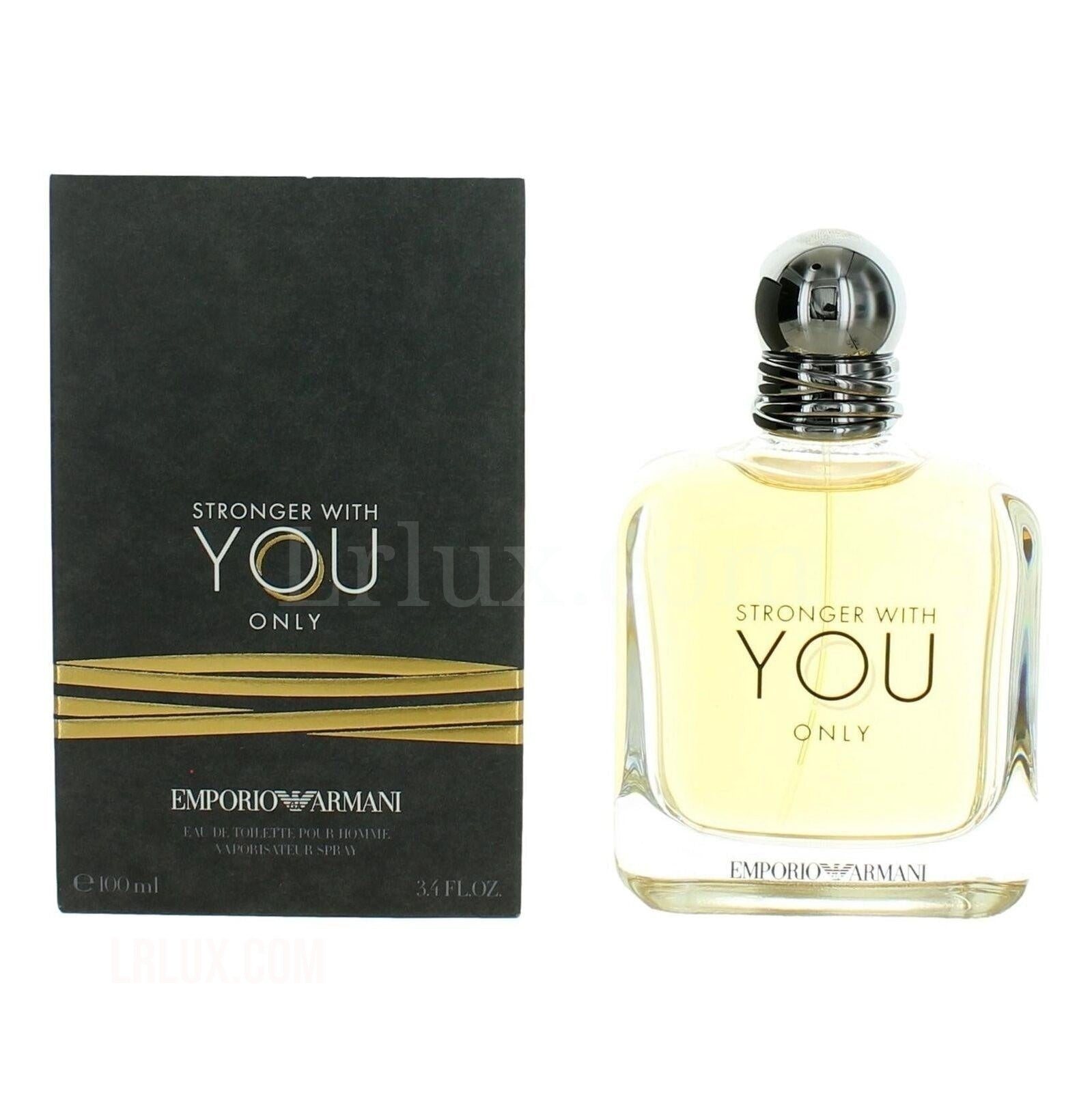 Stronger With You Only by Emporio Armani 3.4 oz EDT Spray for Men - Lrlux.com