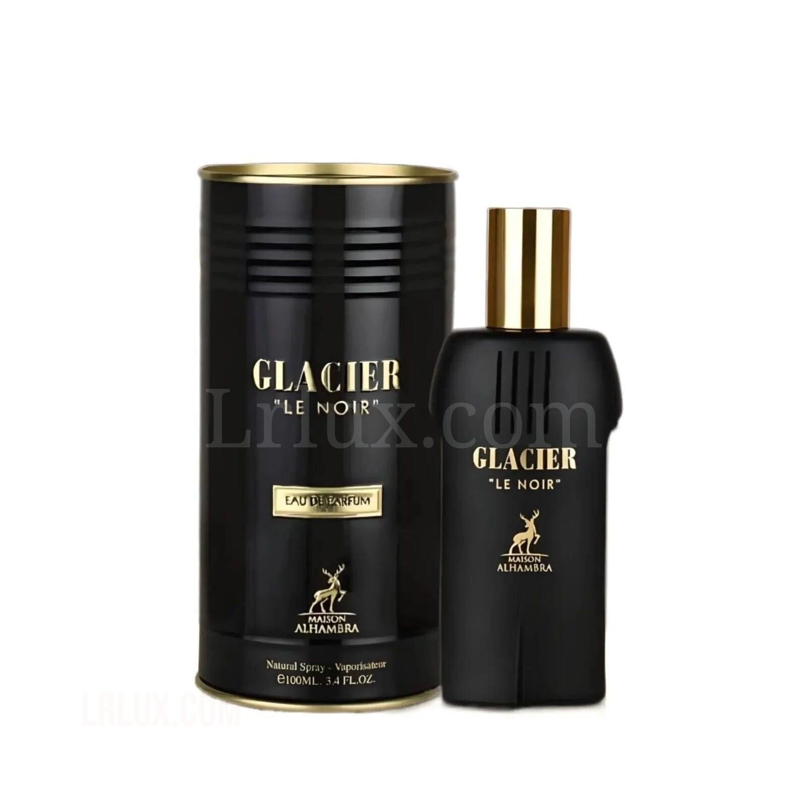 GLACIER LE NOIR EAU DE PARFUM 100ML 3.4FL.OZ. MEN FRAGRANCE - Lrlux.com