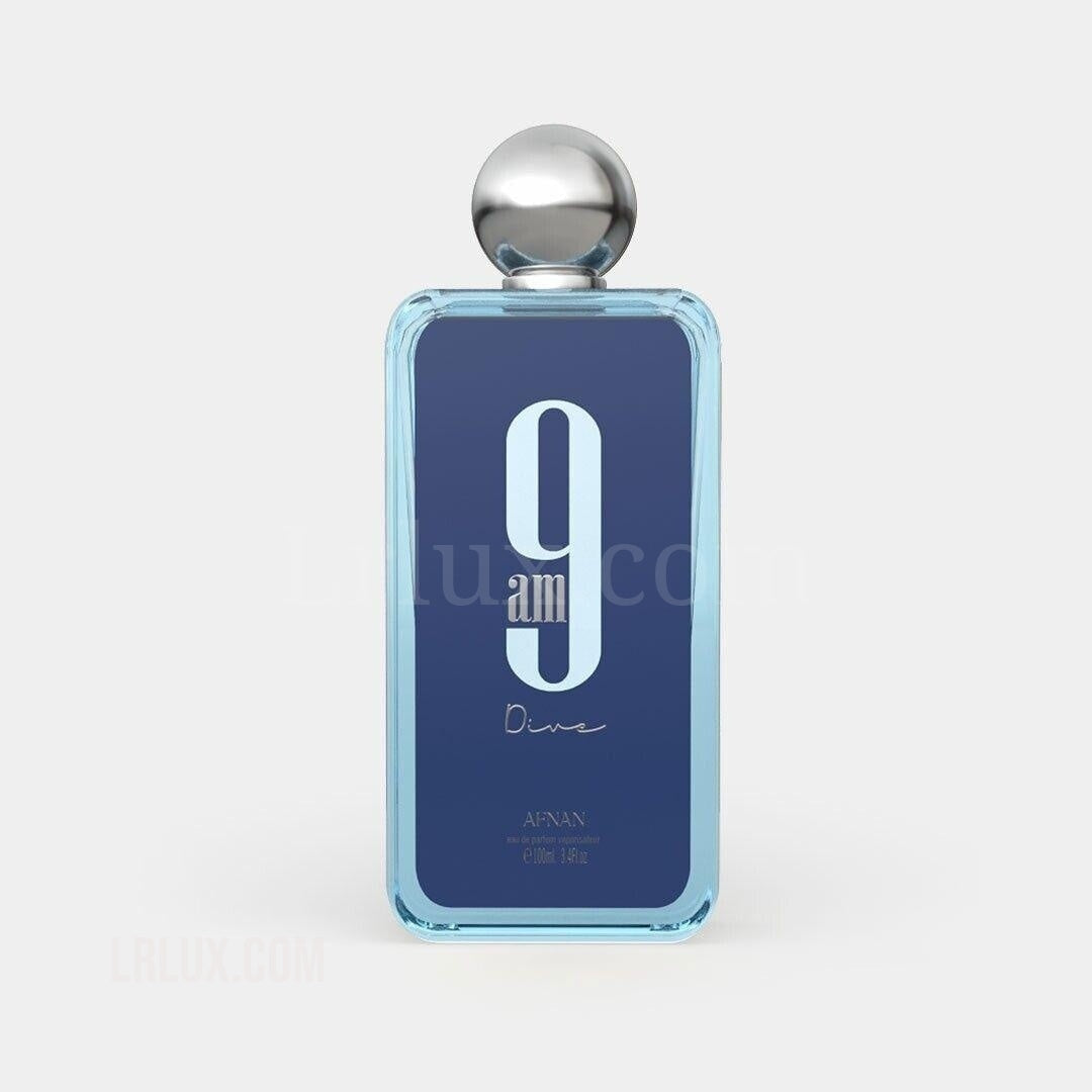 9AM Dive By Afnan Eau De Parfum Spray Unisex 3.4 Oz / 100 ml NEW ITEM - Lrlux.com