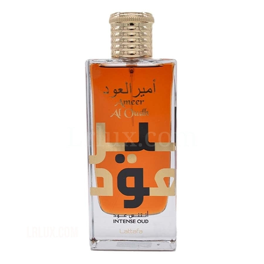 Lattafa Ameer Al Oud Intense Oud for Unisex Eau de Parfum Spray, 3.4 Ounce